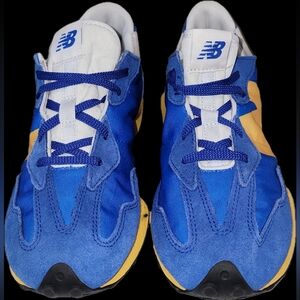 NEW BALANCE M YS 327 CL B Boy's Size 7  Blue//Yellow